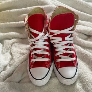red Converse high top